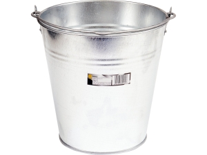 Wiadro ocynkowane VOREL 10L metalowe stalowe do wody ogrodu budowy 89562
