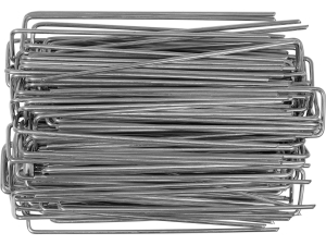 Szpilki do agrotkaniny FLO 100 szt. metalowe 15cm do agrowłókniny 91060