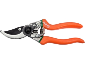Sekator ogrodowy FLO nożycowy ręczny 21cm do gałęzi 20mm stal 65 mn 99204