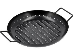 Patelnia grillowa LUND 30cm stalowa karbowana z powłoką non stick 99850