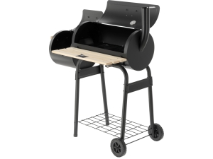 Grill węglowy z wędzarnią LUND ogrodowy ruszt 60x30cm dwie komory 99901