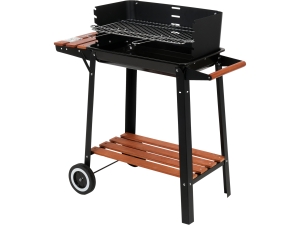 Grill węglowy LUND ogrodowy prostokątny z półką ruszt 48x26.5cm 99907