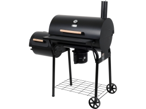 Grill węglowy z wędzarnią LUND XXL z pokrywą ruszt 64x37cm 99909
