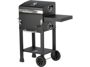 Grill węglowy LUND deluxe przenośny z pokrywą ruszt 39 5x29 5cm 99928