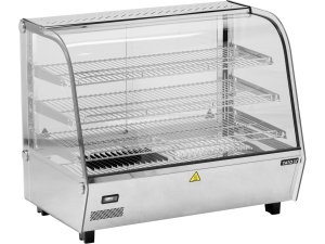 Witryna grzewcza YATO ekspozycyjna gastronomiczna 120L srebrna YG-04980