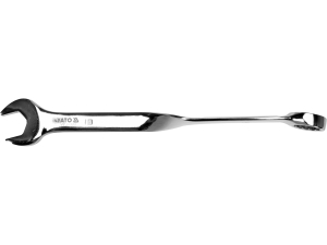 Klucz płasko oczkowy YATO skręcony 19mm ergonomiczny kształt stal YT-01858
