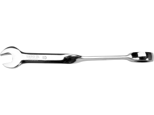 Klucz płasko oczkowy skręcony YATO z grzechotką 10mm 90° YT-01872