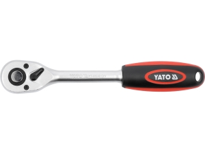 Grzechotka prosta płaska YATO 1/2 cala 90t 63 Nm 255mm crmo YT-03243