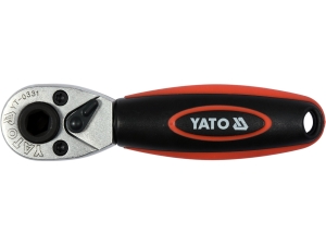 Grzechotka do bitów i nasadek YATO 1/4 cala 72 zęby 136mm YT-0331