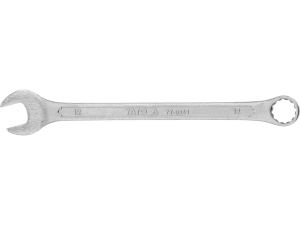 Klucz płasko oczkowy YATO 12mm główka polerowana chromowana satynowa YT-0341