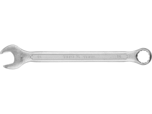 Klucz płasko oczkowy YATO 16mm polerowana główka stal CrV satynowy YT-0345