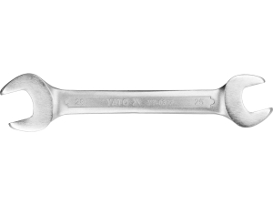 Klucz płaski dwustronny YATO 25x28mm satynowe wykończenie stal CrV YT-0377