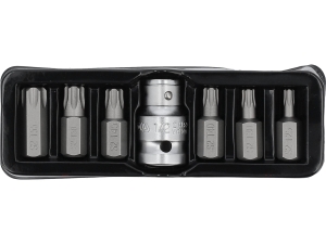 Końcówki wkrętakowe YATO TORX security zestaw 7 szt.uk T25-T55 YT-0416