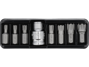 Zestaw końcówek wkrętakowych YATO RIBE 8 szt.uk 30mm stal s2 YT-0418