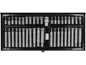 Końcówki wkrętakowe zestaw YATO 42 szt. RIBE TORX security stal s2 YT-0420