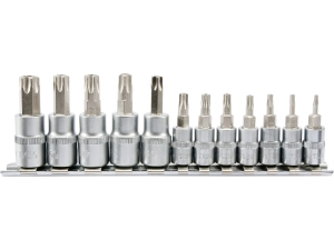Zestaw kluczy YATO nasadki TORX security na szynie 12 szt. CrV YT-04332