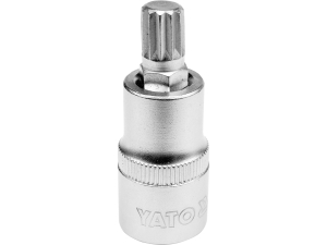Klucz trzpieniowy SPLINE YATO M10 nasadka 1/2 cala długi 55mm stal s2 YT-04343
