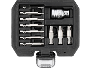 Wykrętaki do obrobionych śrub YATO bity TORX TR spiralne 11 szt. zestaw YT-04582