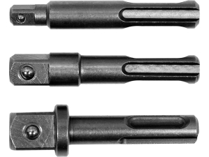 Zestaw adapterów YATO SDS-plus na nasadki 1/4" 3/8" 1/2" YT-04686