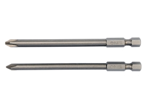 Bity wkrętakowe długie YATO philips ph1 ph2 100mm 2 szt.uki 1/4" YT-0488