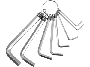Zestaw kluczy imbusowych YATO HEX 8 szt.uk 2-10mm stal CrV YT-0503