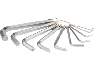 Zestaw kluczy imbusowych YATO 10 szt.uk HEX 1.5-10mm CrV YT-0504