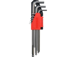 Zestaw kluczy imbusowych YATO HEX 9 szt.uk stal CrV do warsztatu YT-0506
