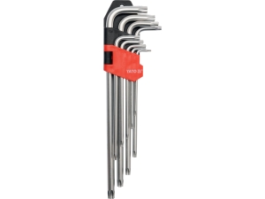 Zestaw kluczy TORX YATO trzpieniowy 9 szt.uk T10-T50 do warsztatu YT-0512