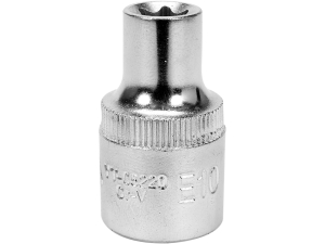 Nasadka TORX YATO e10 długość 38mm napęd 1/2 cala crv50bv30 do przemysłu YT-05220