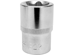 Nasadka TORX 1/2 YATO e22 długość 38mm materiał CrV 50bv30 din 2124 YT-05227