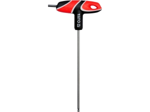 Klucz trzpieniowy HEX YATO kulisty z rękojeścią 4mm L 140mm YT-05588