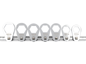 Zestaw kluczy oczkowych do filtrów oleju YATO 7 szt. 3/8 cala 24-36mm YT-05985