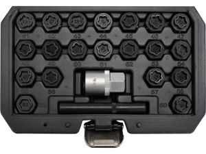 Zestaw nasadek do śrub zabezpieczających YATO do BMW 22 elementy YT-060303