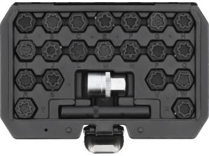 Zestaw nasadek do śrub zabezpieczających YATO do Audi 1/2 crmo 22 el YT-060304