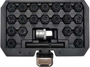 Zestaw nasadek do śrub zabezpieczających YATO 22 el. do VW YT-060305
