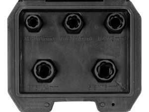 Zestaw wykrętaków do śrub YATO 5 szt.uk do nakrętek szpilek crmo YT-06038