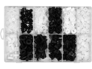 Zestaw spinek samochodowych YATO do mitsubishi 370 szt.uk elementy YT-06659