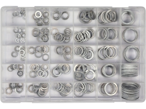 Zestaw podkładek aluminiowych YATO 300 szt. pod korki oleju YT-06865