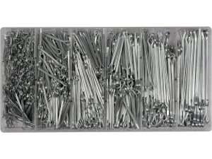 Zestaw zawleczek prostych YATO 1000 szt.uk mix rozmiarów stal YT-06885