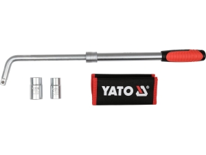 Klucz do kół teleskopowy YATO 385-530mm nasadki 17x19 i 21x23mm CrV YT-08040