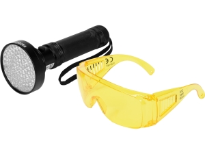 Latarka uv z okularami YATO do klimatyzacji szukania bursztynów YT-08582