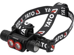 Latarka czołowa YATO akumulatorowa led 3000 lm aluminiowa YT-085943