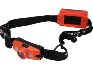 Latarka czołowa YATO 500 lm led światło białe czerwone niebieskie YT-08595