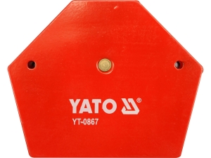 Kątownik spawalniczy YATO magnetyczny udźwig 34kg do metalu YT-0867