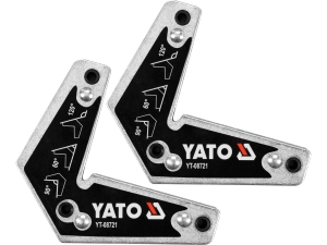 Uchwyty spawalnicze magnetyczne YATO zestaw 2 szt. udźwig 10kg YT-08721