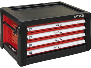 Szafka warsztatowa YATO serwisowa 4 szuflady blat abs prowadnice kulkowe YT-09152
