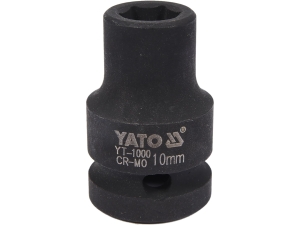 Nasadka udarowa 6-kątna YATO 10mm 1/2 cala do klucza crmo stal YT-1000