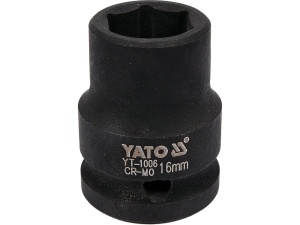 Nasadka udarowa nasadowa YATO 16mm 1/2 cala sześciokątna crmo YT-1006
