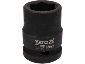 Nasadka udarowa YATO sześciokątna 18mm 1/2 cala stal crmo scm 440 YT-1008