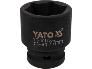 Nasadka udarowa nasadowa YATO 27mm 1/2 cala sześciokątna crmo YT-1017